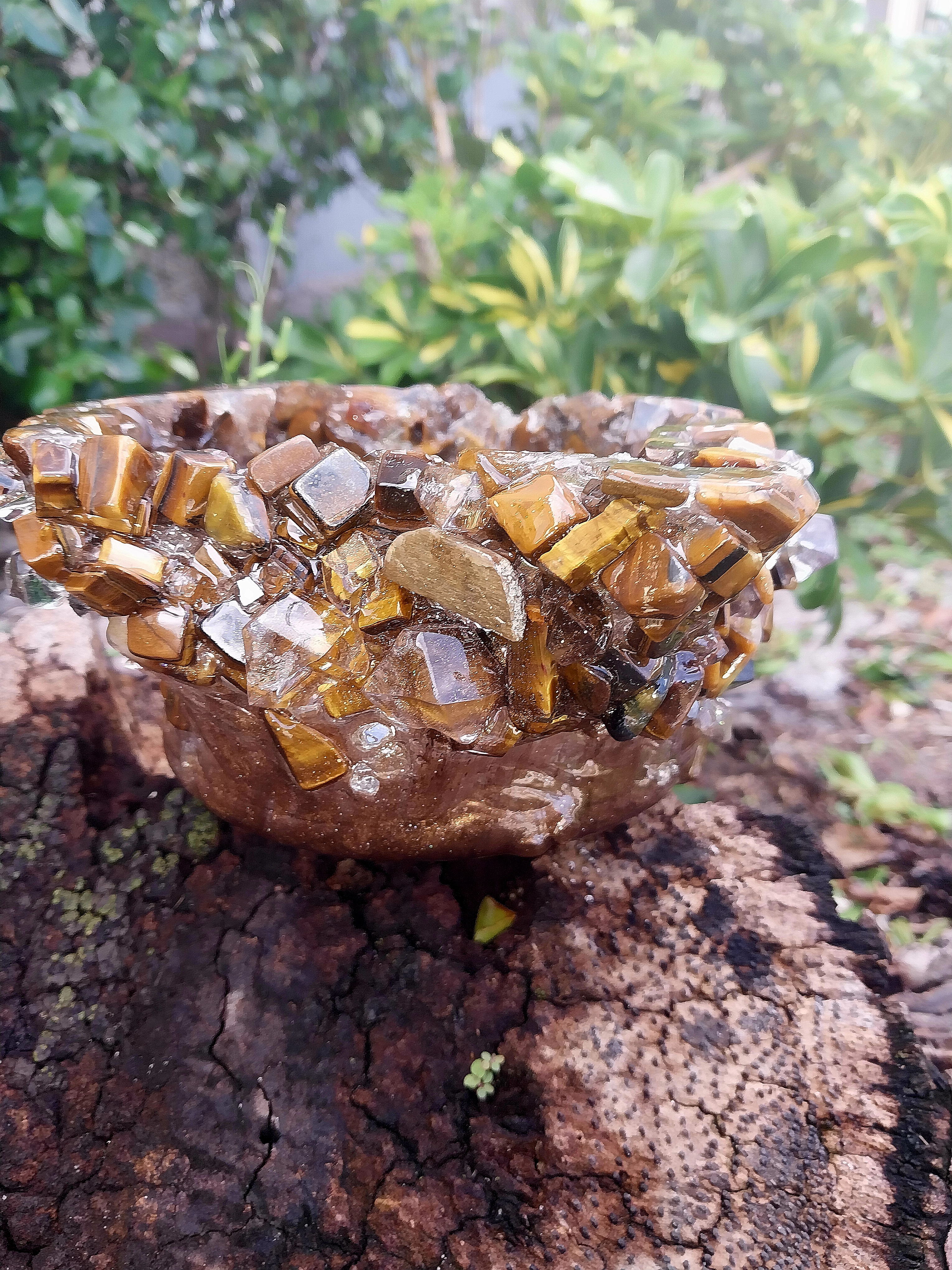 Tigers Eye Crystal Bowl